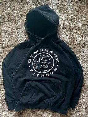 Gymshark Legacy Hoodie OG Logo Men’s XL Black Fitness Workout Gym
